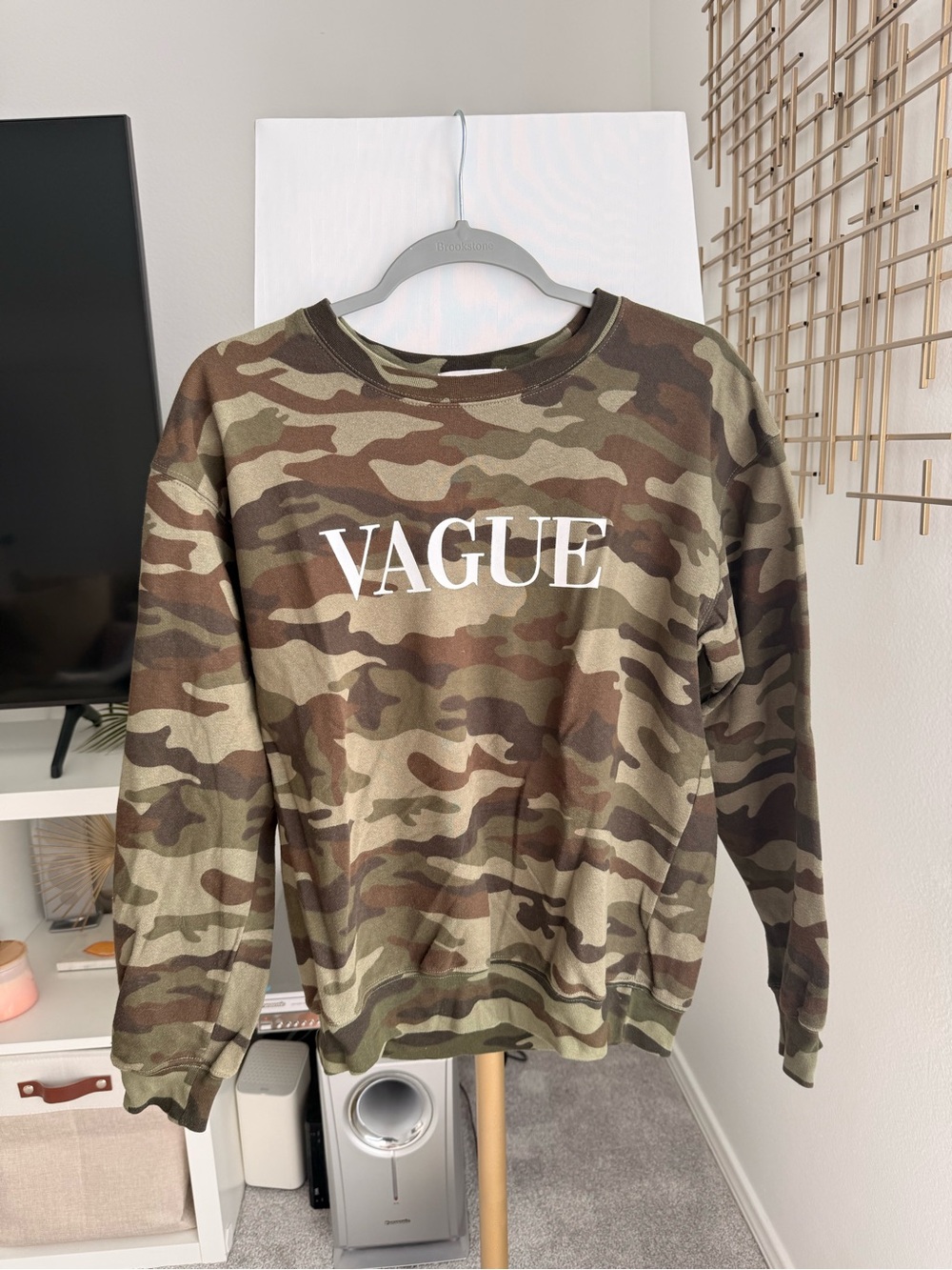 Camouflage Crewneck Sweater - Olive Camo